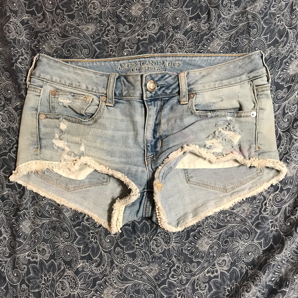 American eagle jean shorts size 6